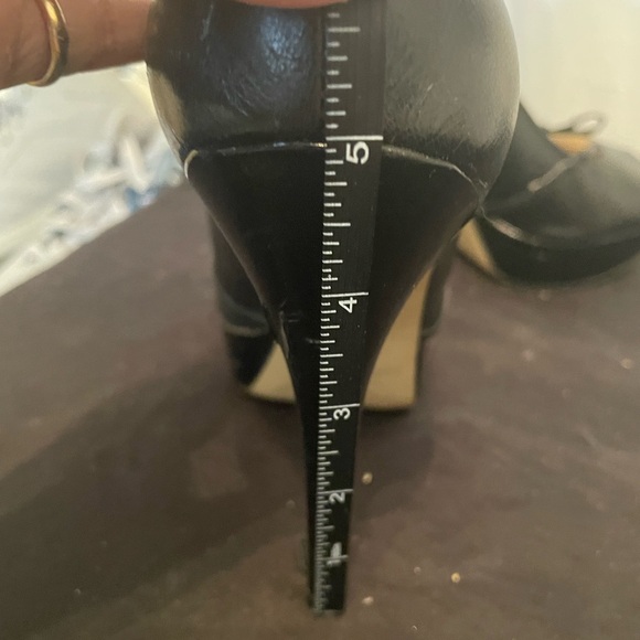 Enzo Angiolini Black High Heeled Shoes Size 8 - Picture 10 of 12